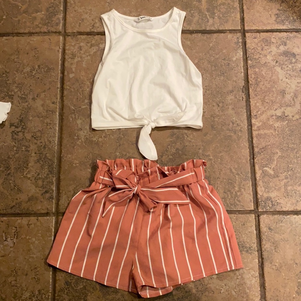 Girls dress shorts outfit